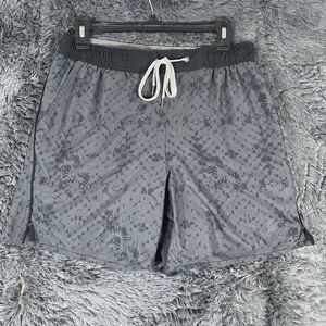 Vuori Athletic Short’s Men’s No Size Tag Black Gray Activewear Stretch Lined Run